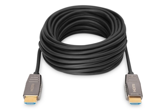 Изображение Kabel połączeniowy hybrydowy AOC HDMI 2.1 Ultra High Speed 8K/60Hz UHD HDMI A/HDMI A M/M 30m Czarny