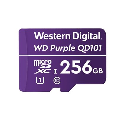 Attēls no Western Digital WD Purple SC QD101 memory card 256 GB MicroSDXC Class 10