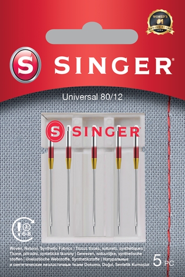 Изображение Singer | Universal Needle 80/12 5PK for Woven Fabrics