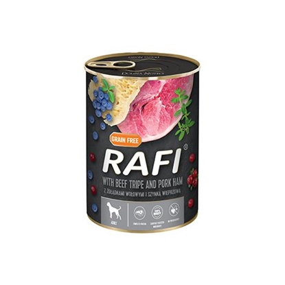 Picture of Dolina Noteci Rafi beef stomachs with ham - wet dog food - 400g