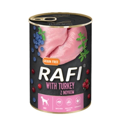 Picture of Dolina Noteci Rafi with turkey, cranberry and blueberry - wet dog food - 400g