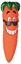 Picture of TRIXIE 3398 Vinyl squeaky carrot 20cm