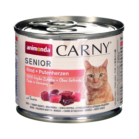 Picture of ANIMONDA Carny Senior Beef and turkey hearts - wet cat food - 200g