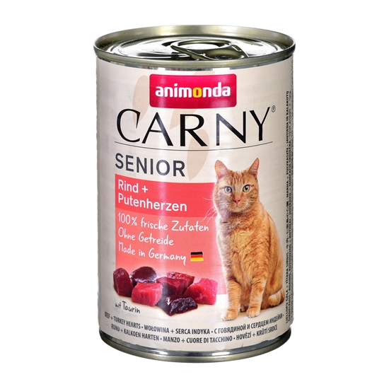Picture of ANIMONDA Carny Senior Beef and turkey hearts - wet cat food - 400g