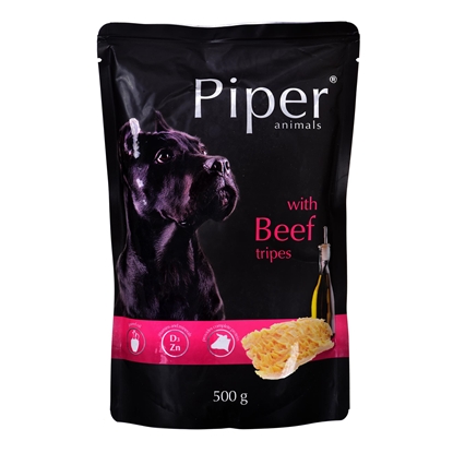 Attēls no Dolina Noteci Piper with beef stomachs - Wet dog food 500 g