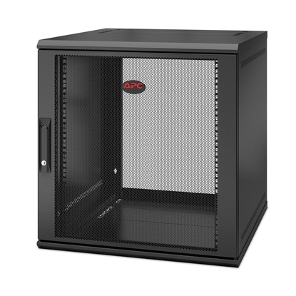 Attēls no APC NetShelter WX 12U Single Hinged Wall-mount Enclosure 600mm Deep Wall mounted rack Black
