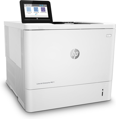 Attēls no HP LaserJet Enterprise M611dn Printer - A4 Mono Laser, Print, Automatic Document Feeder, Auto-Duplex, LAN, 61ppm, 5000-2500 pages per month (replaces M607dn/ M608dn)