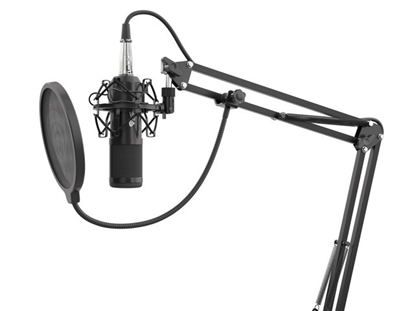 Picture of Mikrofon Genesis Radium 300 studyjny XLR ramię Pop-filtr 