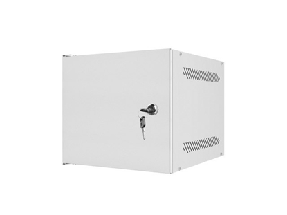 Attēls no Lanberg Rack Wandschrank 10" 4U/280X310 Metalltür grau