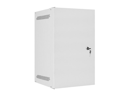 Изображение Lanberg 10" 9U 280x310 Wandgehäuse Metalltür (FlatPack) gr