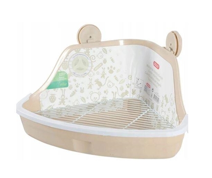 Attēls no ZOLUX Small corner toilet 320x250x150 mm beige