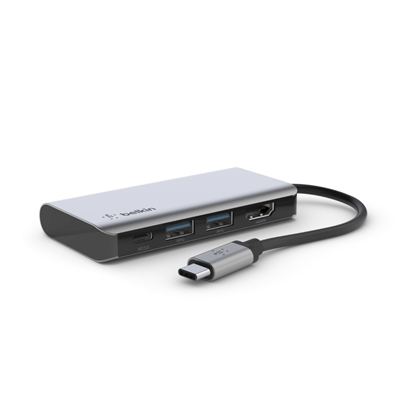Attēls no Belkin CONNECT USB-C 4-in-1 Multiport Adapter AVC006btSGY