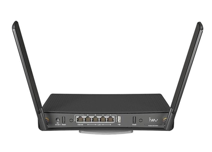 Attēls no Mikrotik hAP ac³ wireless router Gigabit Ethernet Dual-band (2.4 GHz / 5 GHz) Black