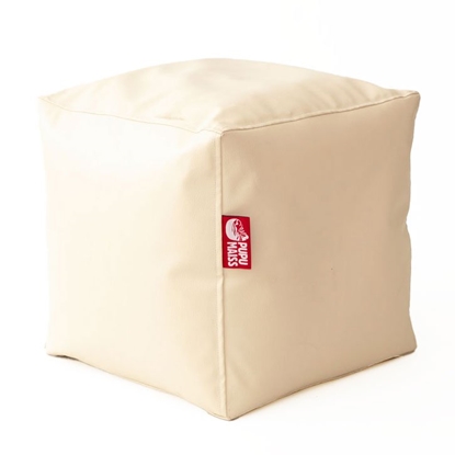 Picture of Mocco Pupu Maiss Pouf SMART 40x40x40 cm made of eco leather Beige
