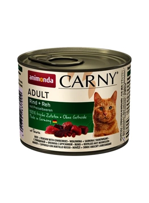 Attēls no ANIMONDA Carny Adult Beef, venison and blueberries - wet cat food - 200g