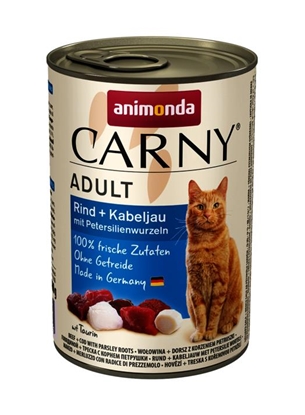 Изображение ANIMONDA Carny Adult Beef with cod and parsley - wet cat food - 400g