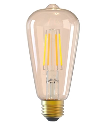 Picture of Tellur WiFi Filament Smart Bulb E27, amber, white/warm, dimmer