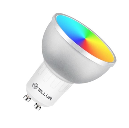 Изображение Tellur WiFi LED Smart Bulb GU10, 5W, white/warm/RGB, dimmer