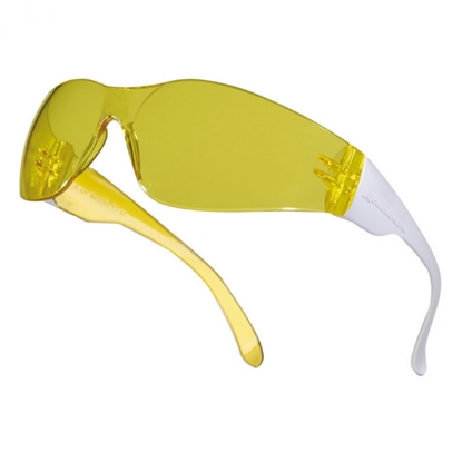 Attēls no Aizsargbrilles BRAVA2 ar dzeltenām lēcām un dzeltenu rāmi, Delta Plus