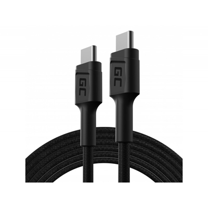 Attēls no Green Cell USB Type-C Male - USB Type-C Male 1.2m Fast Charging