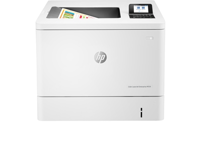 Picture of HP Color LaserJet Enterprise M554dn Printer, Print, Front-facing USB printing; Two-sided printing