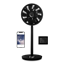 Attēls no Duux | Smart Fan | Whisper Flex Smart Black with Battery Pack | Stand Fan | Black | Diameter 34 cm | Number of speeds 26 | Oscillation | 2-22 W | Yes | Timer