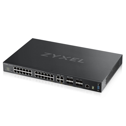Изображение ZyXEL XGS4600-32 Managed L3 Gigabit Ethernet (10/100/1000) Black
