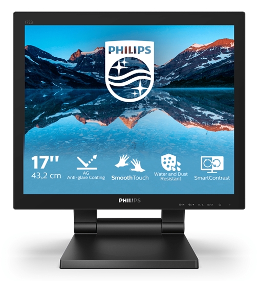 Изображение Philips 172B9TL/00 computer monitor 43.2 cm (17") 1280 x 1024 pixels Full HD LCD Touchscreen Black