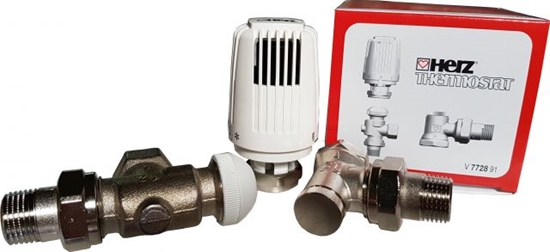 Picture of Radiatora pieslēguma komplekts 1/2", aksiāls