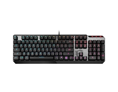 Attēls no MSI VIGOR GK50 LOW PROFILE Mechanical Gaming Keyboard 'Belgian-Layout, KAILH Low-Profile Switches, Multi-Layer RGB LED Backlit, Tactile, Floating Key Design'