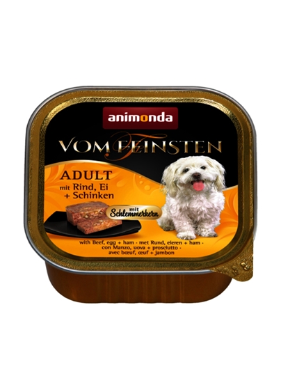 Изображение ANIMONDA Vom Feinsten Adult Beef and turkey heart - wet dog food - 150g