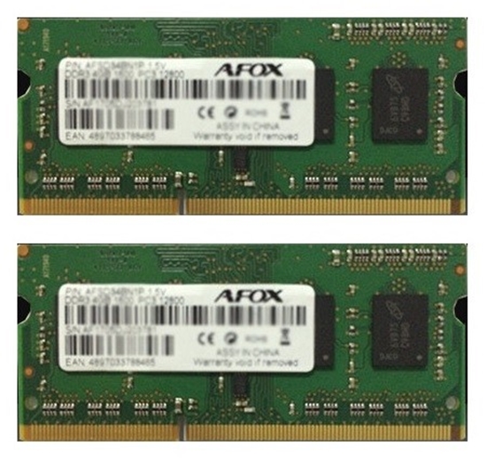 Picture of Pamięć do laptopa AFOX SODIMM, DDR3L, 16 GB, 1600 MHz,  (AFSD316BK1LD)