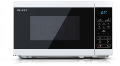 Attēls no Sharp YC-MS02E-W microwave Countertop Solo microwave 20 L 800 W Black, White