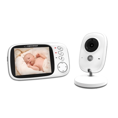 Obrazek Esperanza EHM002 LCD Baby Monitor 3,2" White