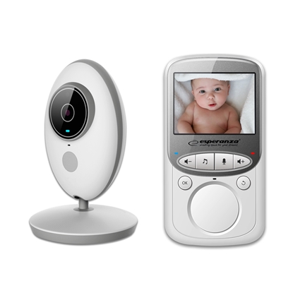 Picture of Esperanza EHM003 LCD Baby Monitor 2.4" White