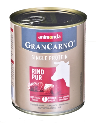 Attēls no animonda GranCarno Single Protein flavor: beef - 800g can