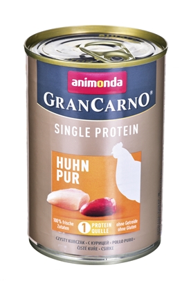 Attēls no animonda GranCarno Single Protein flavor: chicken - 400g can
