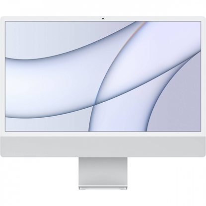 Attēls no 24 iMac Retina 4.5K display: Apple M1 chip 8 core CPU and 8 core GPU, 256GB - Silver 