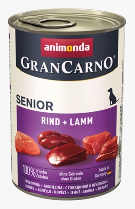 Attēls no ANIMONDA GranCarno Senior Beef with lamb - Wet dog food - 400 g