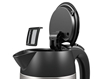 Изображение Bosch TWK3P420 electric kettle 1.7 L 2400 W Black, Stainless steel