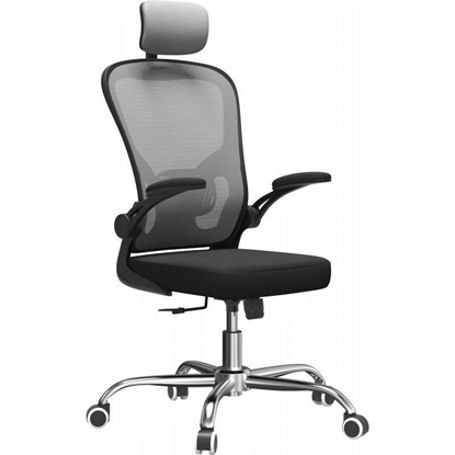 Picture of Topeshop FOTEL DORY SZARY office/computer chair Padded seat Mesh backrest