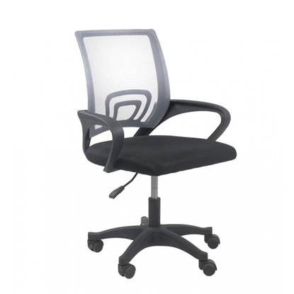 Picture of Topeshop FOTEL MORIS SZARY office/computer chair Padded seat Mesh backrest
