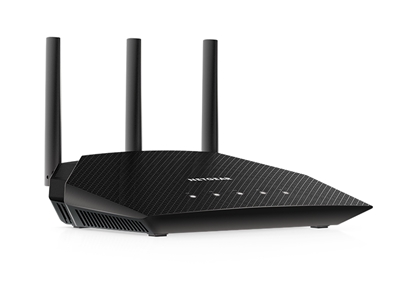 Picture of NETGEAR Nighthawk 4-Stream AX1800 WiFi 6 Router (RAX10) wireless router Gigabit Ethernet Dual-band (2.4 GHz / 5 GHz) Black