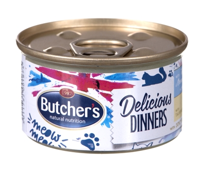 Picture of BUTCHER'S CLASSIC DELICIOUS DINNERS Wet cat food Mousse Tuna and marine fish 85 g