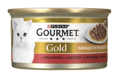 Изображение GOURMET Gold Sauce Delight Beef - wet cat food - 85 g