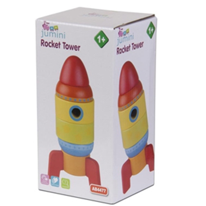 Изображение Rocket tower (AB4477) Jumini attīstoš.rotaļlieta