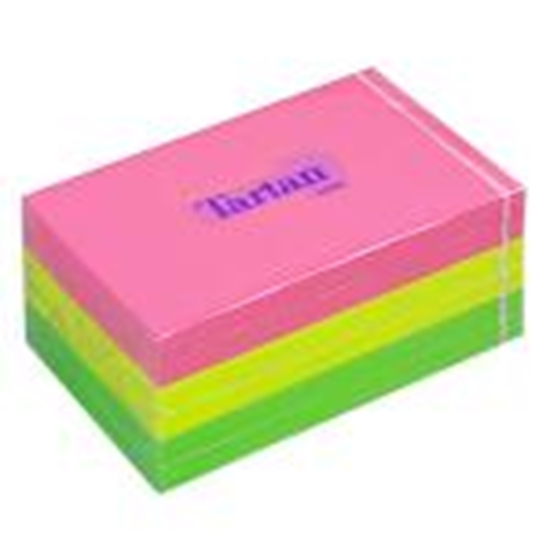 Picture of Līmlapiņas 76x127mm,  6 gab.,  asorti,  neona Tartan 3M