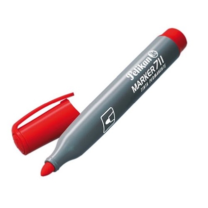 Attēls no Pelikan Permanent Marker 711 red waterproof