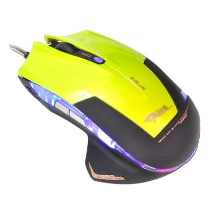 Изображение E-Blue EMS124GR Gaming Mouse with Additional Buttons / LED RGB / 2400 DPI / Avago Chipset / USB Green