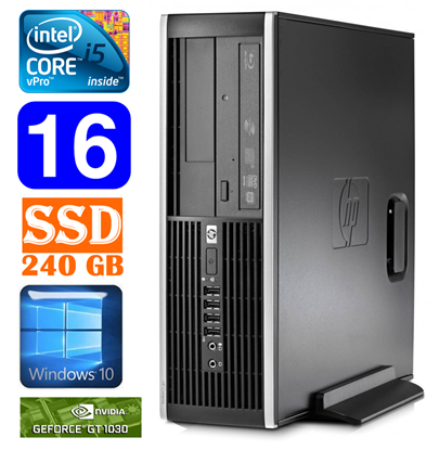 Изображение HP 8100 Elite SFF i5-650 16GB 240SSD GT1030 2GB DVD WIN10